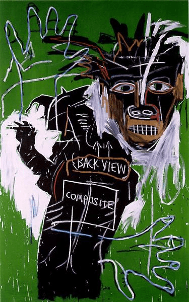 Basquiat created very unflattering self portraits